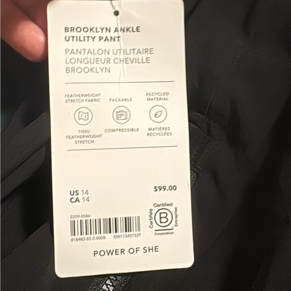 Athleta Brooklyn Ankle Utility Pant // Black - Picture 7 of 16